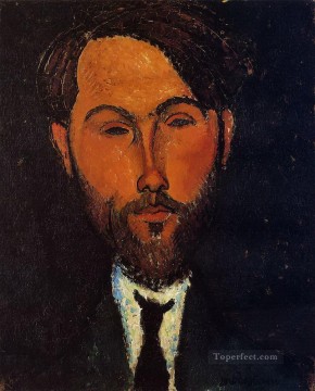  Leopold Works - portrait of leopold zborowski 1 Amedeo Modigliani